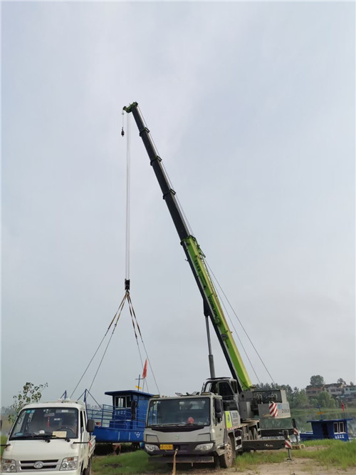 丰南区桥梁建设吊装案例